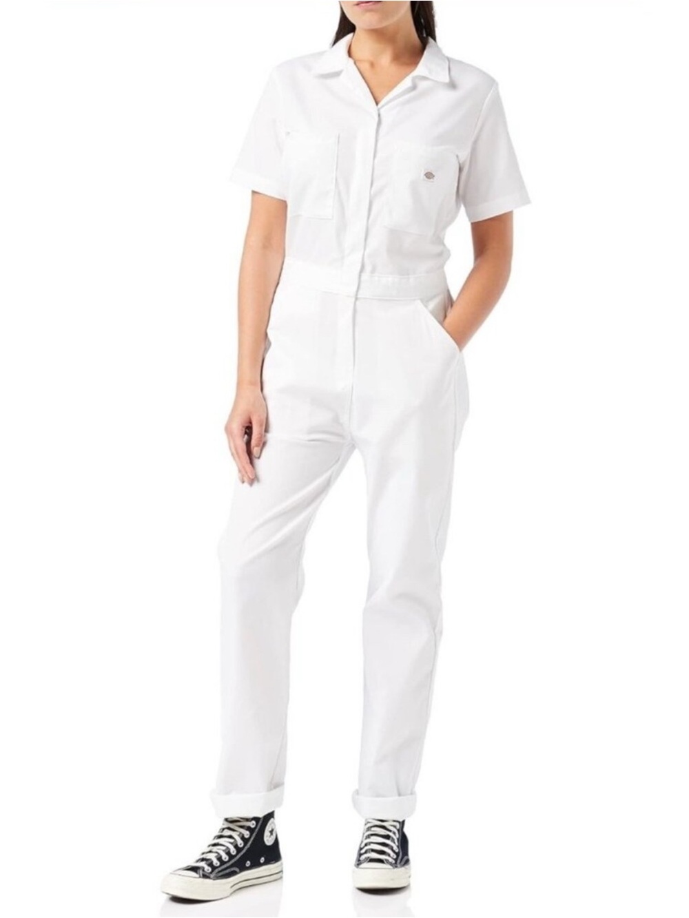Dickies Official FLEX Cooling White Short-Sleeve Coveralls NWT